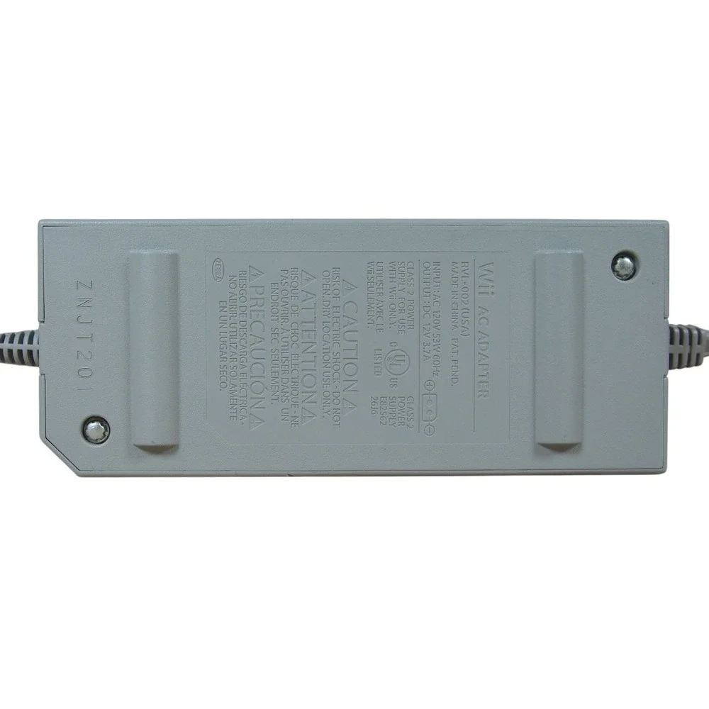 Nintendo‎ Wii AC Adapter Power Supply Cord Charger RVL-002 (USA) Replacement